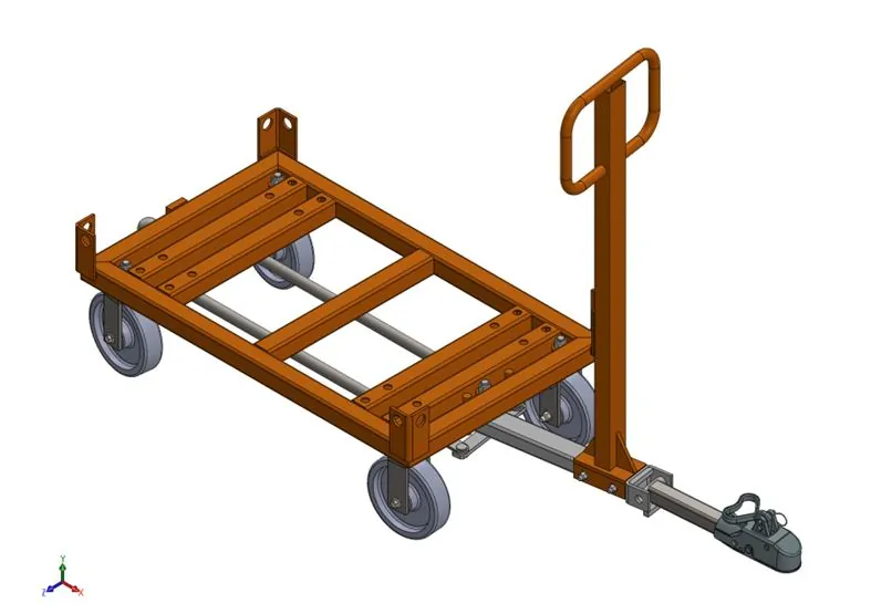 Carrinho transportador - conjunto geral